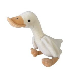 Long Neck White Goose Plush Farm Bird Water Fowl Stuffed Animal 12"